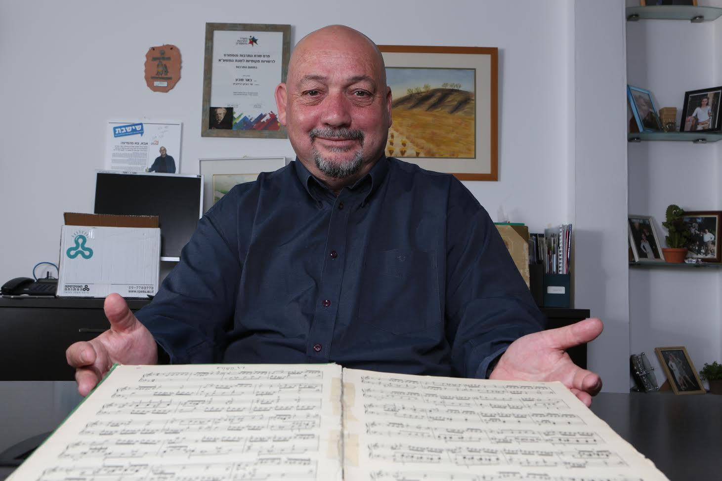 מנכ''ל הסינפונייטה, עופר סלע (צילום: דיאגו מיטלברג)